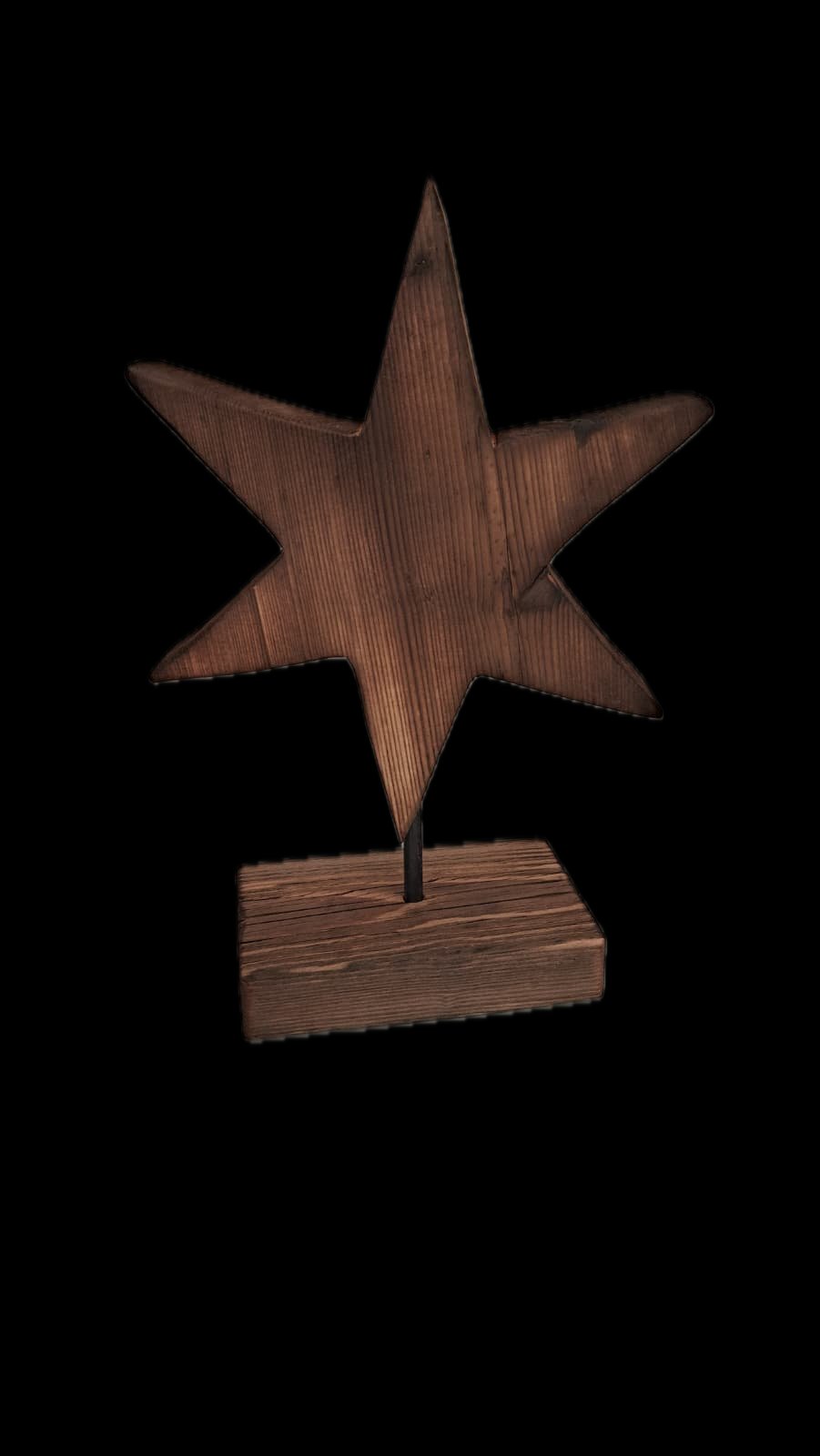 Holz-Stern Dekoration